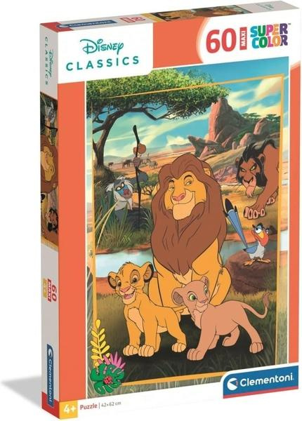 Puzzle CLEMENTONI Lví král MAXI 60 dílků