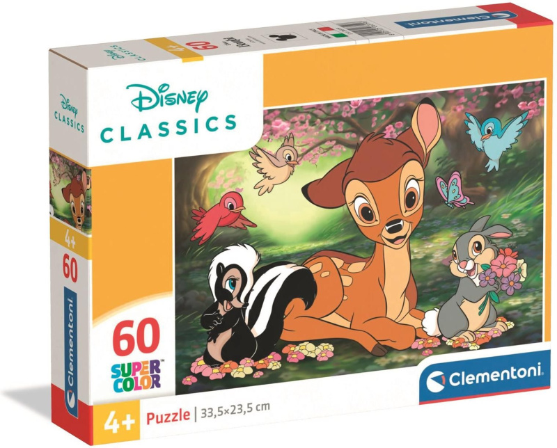 Puzzle pro děti Clementoni 60 dílků Bambi