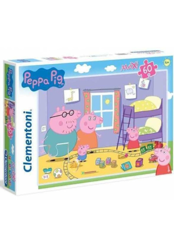 Puzzle Prasátko Peppa Maxi 60 dílků
