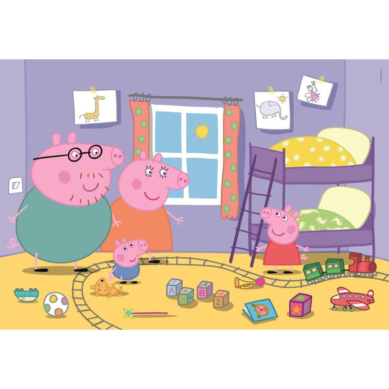 Puzzle Prasátko Peppa Maxi 60 dílků