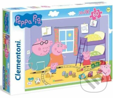 Puzzle Prasátko Peppa Maxi 60 dílků