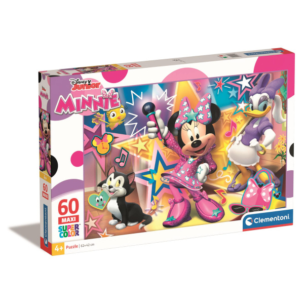 Clementoni Maxi Puzzle 60 dílků Minnie pomocnice
