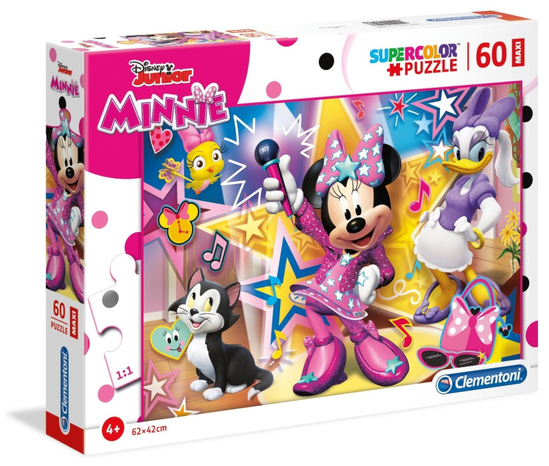 Clementoni Maxi Puzzle 60 dílků Minnie pomocnice