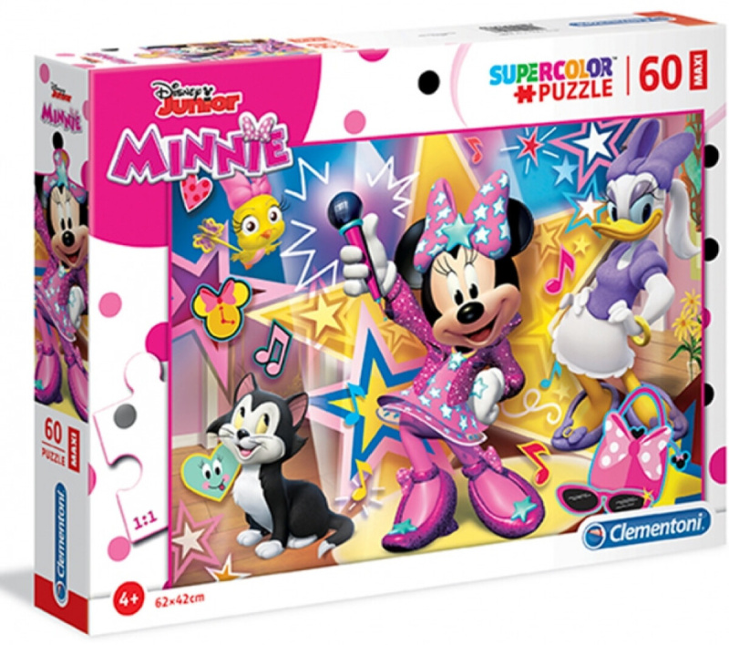 Clementoni Maxi Puzzle 60 dílků Minnie pomocnice