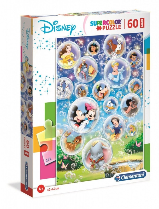 Clementoni maxi Disney postavičky 60 dílků