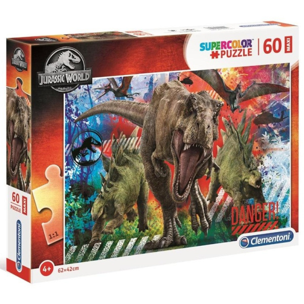 Clementoni MAXIJurassic World 26456 60 dílků