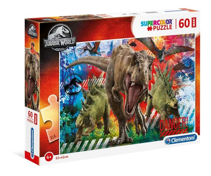 Clementoni MAXIJurassic World 26456 60 dílků