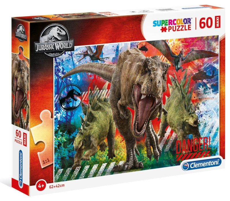 Clementoni MAXIJurassic World 26456 60 dílků
