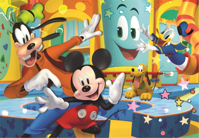 CLEMENTONI Mickey Mouse MAXI 60 dílků