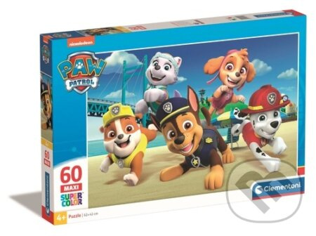 CLEMENTONI Puzzle Tlapková patrola MAXI 60 dílků