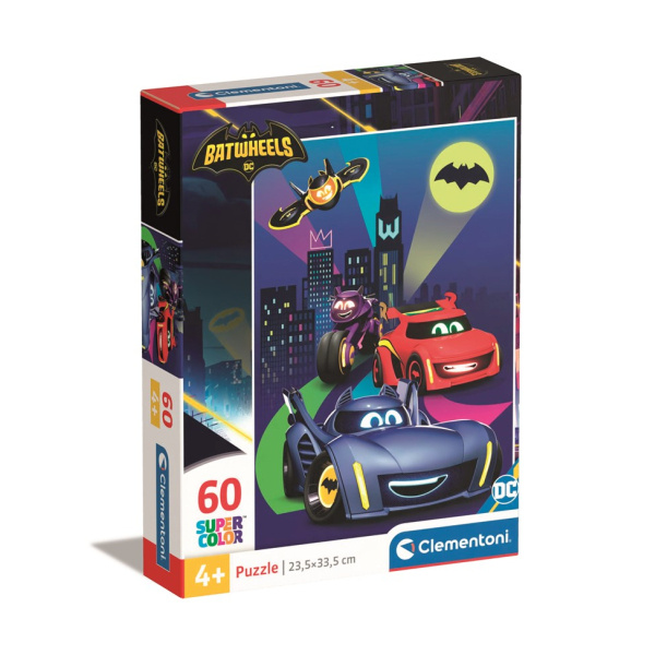 CLEMENTONI Puzzle Batwheels 60 dílků