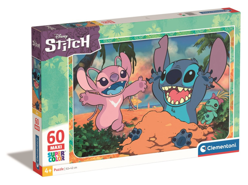 CLEMENTONI Puzzle Stitch MAXI 60 dílků