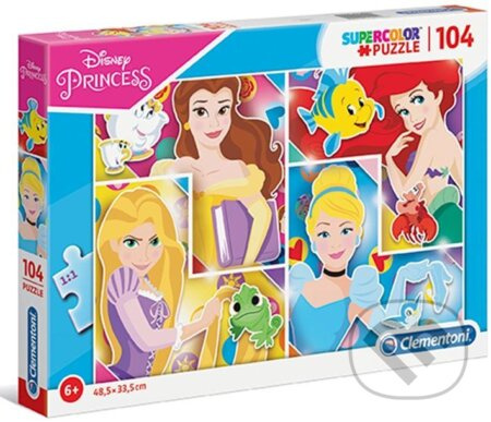 Puzzle Disney princezny s kamarády 104 dílků