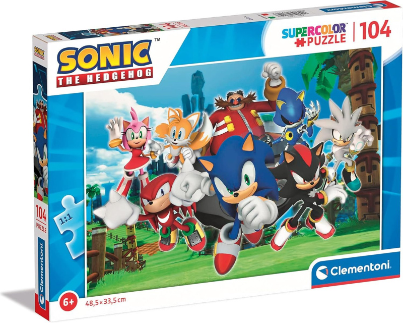 Ježek Sonic - puzzle z kategorie 15 - 60 dílků