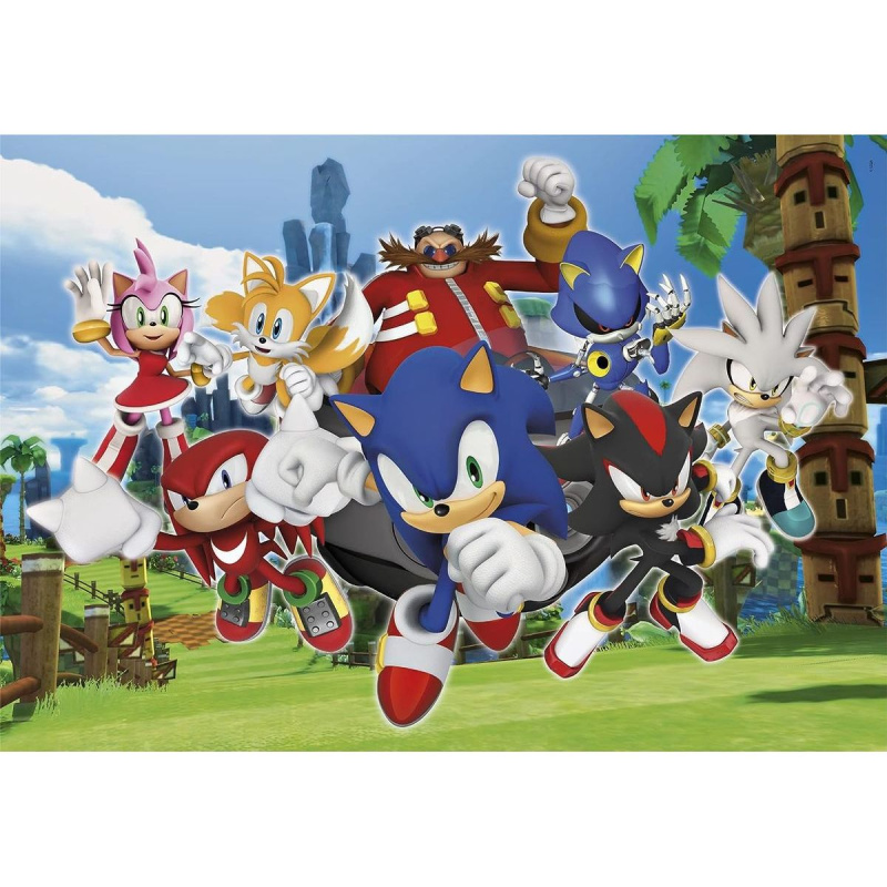 Ježek Sonic - puzzle z kategorie 15 - 60 dílků