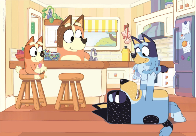 Clementoni - Puzzle Supercolor 104 Bluey