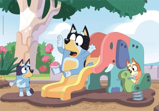 Puzzle 104 dílků Bluey