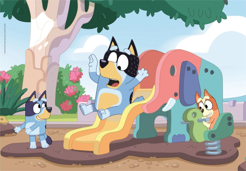 Puzzle 104 dílků Bluey