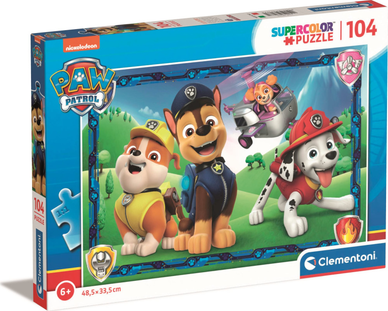 Clementoni - Puzzle 104 Tlapková Patrola