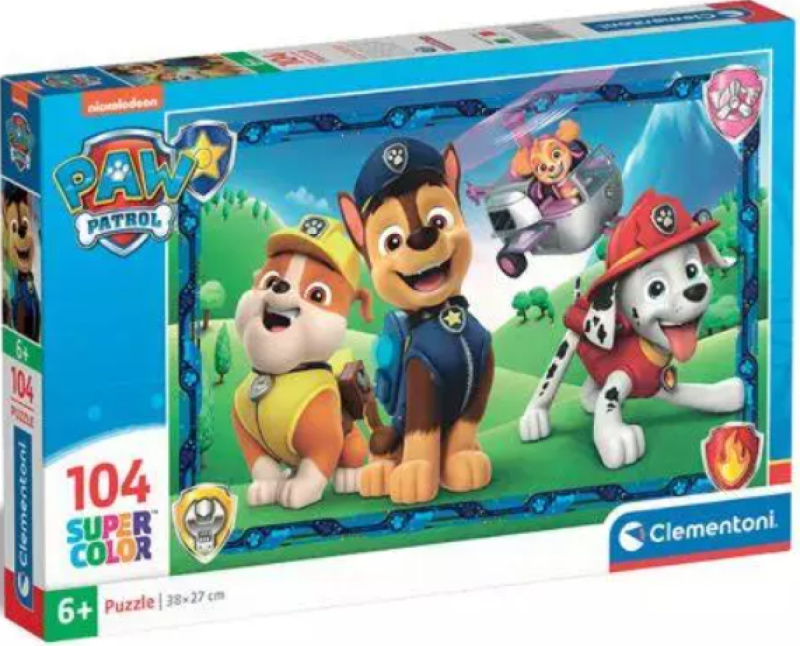 Clementoni - Puzzle 104 Tlapková Patrola