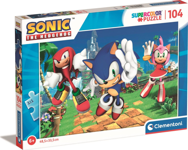 Clementoni - Puzzle 104 Sonic