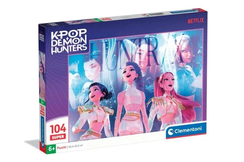 Clementoni puzzle Super K‑Pop Demon Hunters, 104 dílků