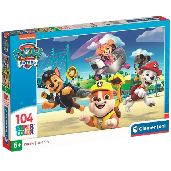 Clementoni - Puzzle 104 Tlapková Patrola