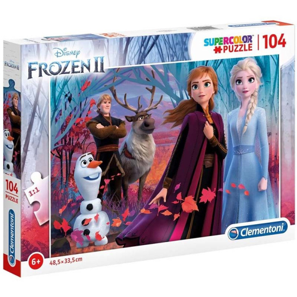 CLEMENTONI Puzzle Ledové království 2, 104 dílků