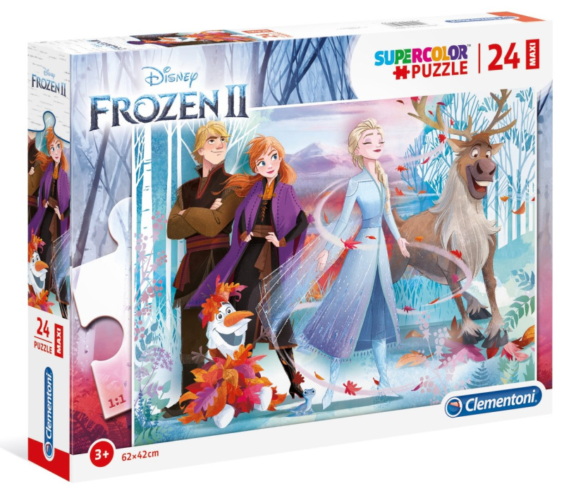 Puzzle 24 Maxi Super Barvy Ledové království 2