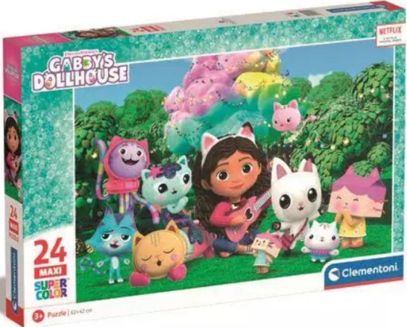 Clementoni - Puzzle Gábinin kouzelný domek: Na zahradě MAXI 24 dílků