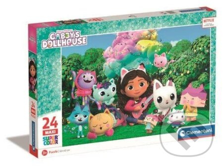 Clementoni - Puzzle Gábinin kouzelný domek: Na zahradě MAXI 24 dílků