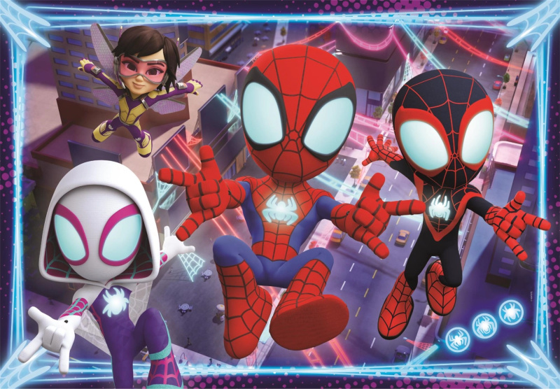 CLEMENTONI Puzzle Spidey a jeho úžasní přátelé MAXI 24 dílků