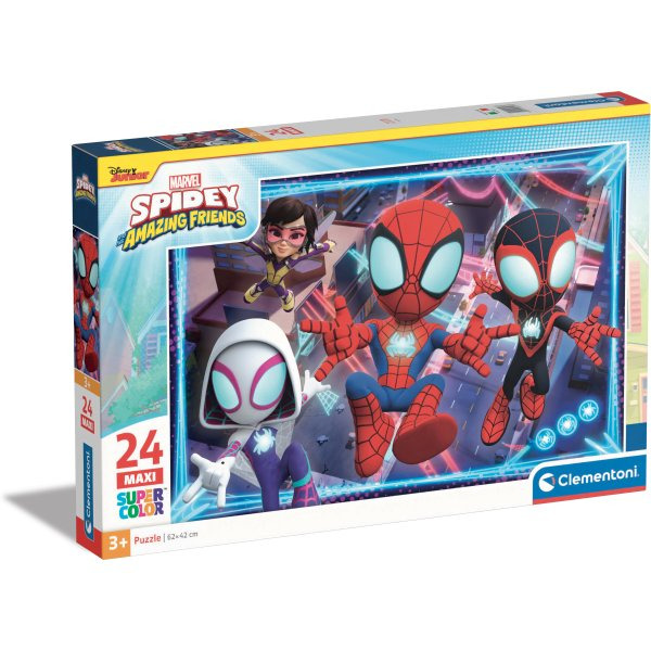 Clementoni Maxi Puzzle 24 dílků Spidey and his amazing friends