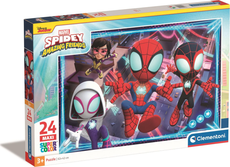 Clementoni Maxi Puzzle 24 dílků Spidey and his amazing friends