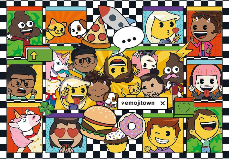 CLEMENTONI Emoji Town 180 dílků