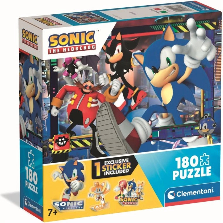 Puzzle Sonic ježek v akci