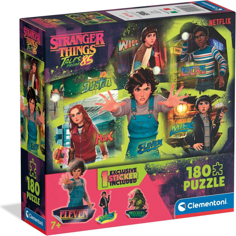 Clementoni puzzle Stranger Things 180 dílků v čtvercové krabici