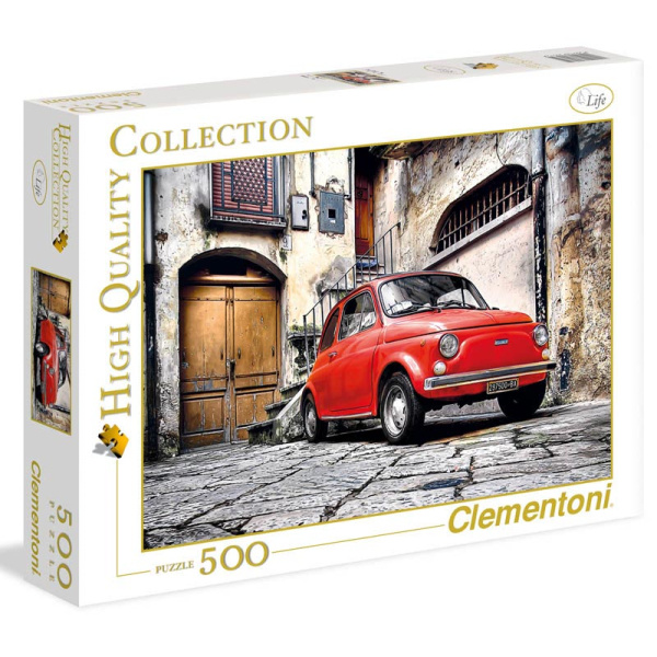 Clementoni - Puzzle 500 FIAT 500