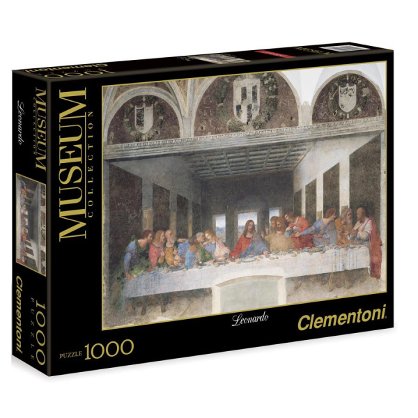 Leonardo, Posledná večera - puzzle z kategorie Umělecké