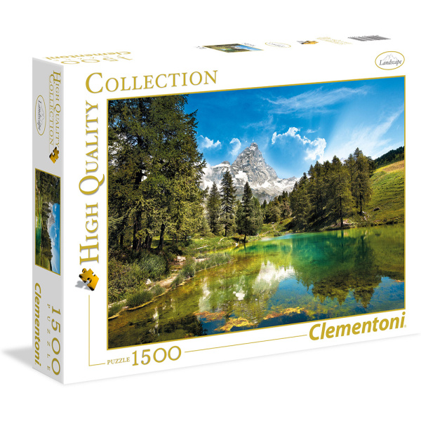 Clementoni - Puzzle 1500 Modré jezero