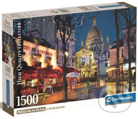 Clementoni Montmartre Paříž Francie 1500 dílků