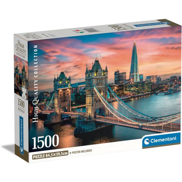 CLEMENTONI Londýn za soumraku 1500 dílků