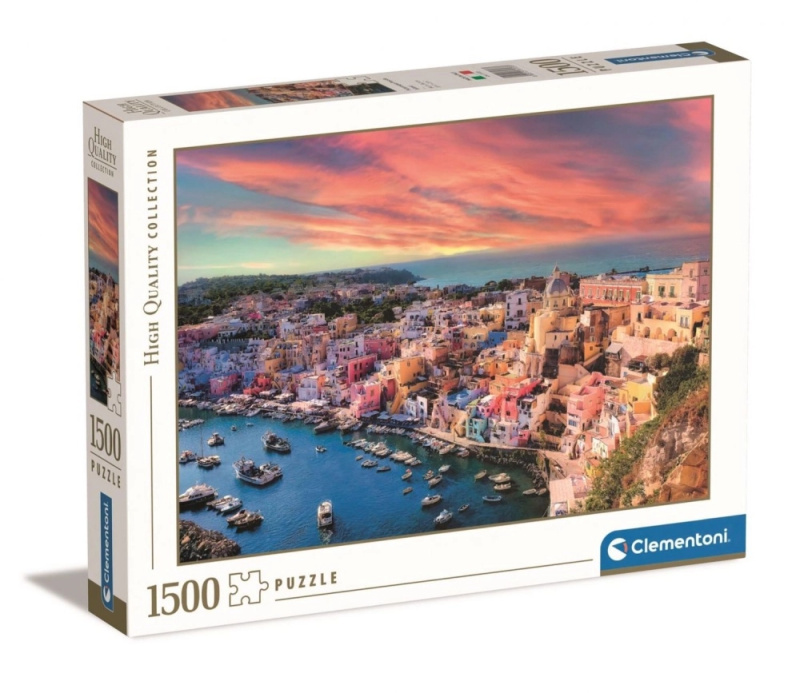 clementoni puzzle picturesqe procida island 1500 dílků