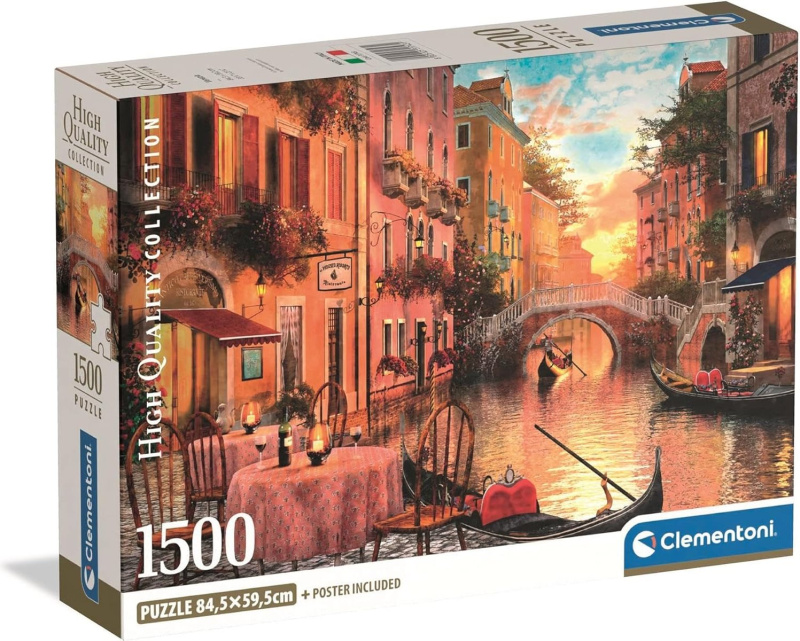 Puzzle Kouzlo Benátek 1500 dílků