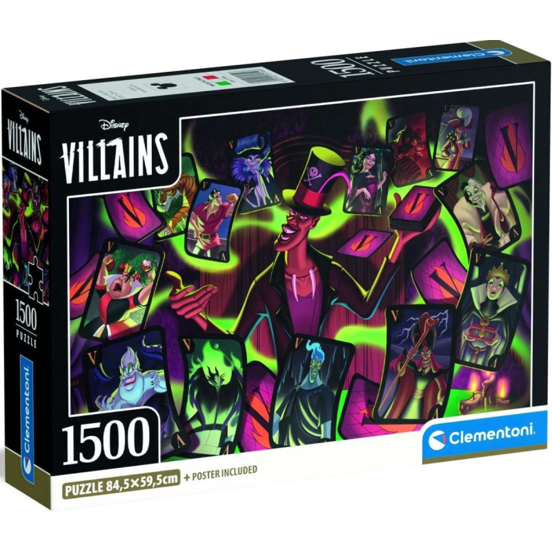 Puzzle Disney padouchové 1500 dílků