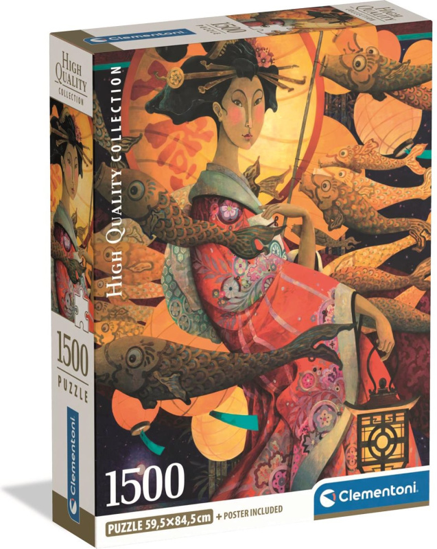 Puzzle CLEMENTONI Tanec Koinobori 1500 dílků