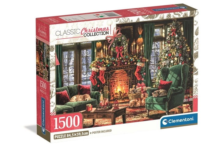 Clementoni puzzle Have a Cozy Christmas 1500 dílků