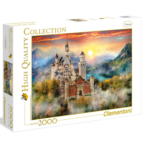 Skládačka 2000 kusů Zámek Neuschwanstein