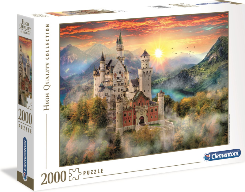 Skládačka 2000 kusů Zámek Neuschwanstein