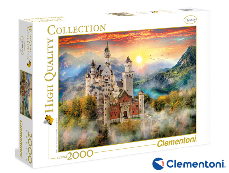 Skládačka 2000 kusů Zámek Neuschwanstein